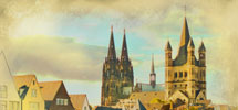 Köln Pastell Bild